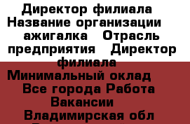 Директор филиала › Название организации ­ Zажигалка › Отрасль предприятия ­ Директор филиала › Минимальный оклад ­ 1 - Все города Работа » Вакансии   . Владимирская обл.,Вязниковский р-н